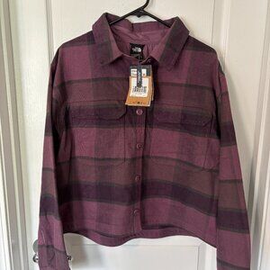 Brand New North Face Women's Valley Flannel Shirt Size Extra Large MSRP $110